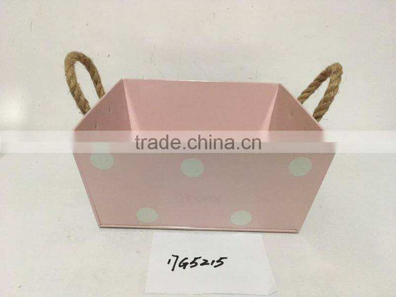 china best sellers home garden colorful iron metal hanging plant flower pot and metal planters