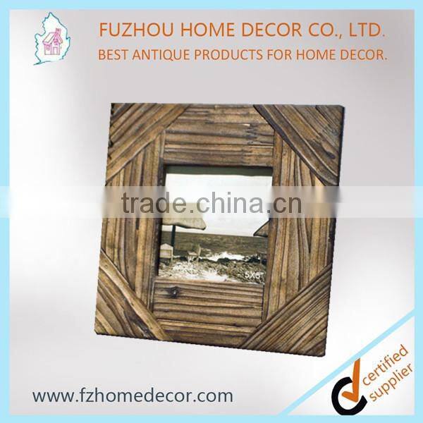 Natural wooden oval photo picture frames in different size