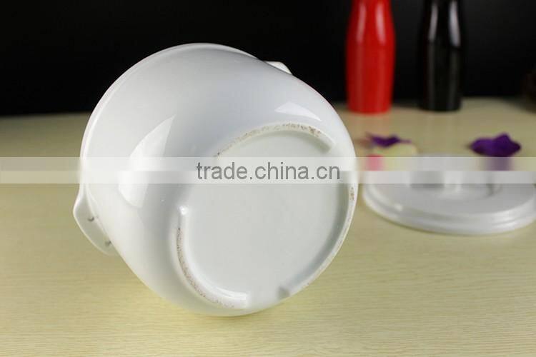 2017 trending product factory wholesale ceramic stew pot with lid