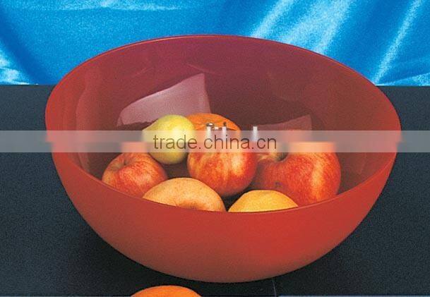 plastic salad bowl with broad width