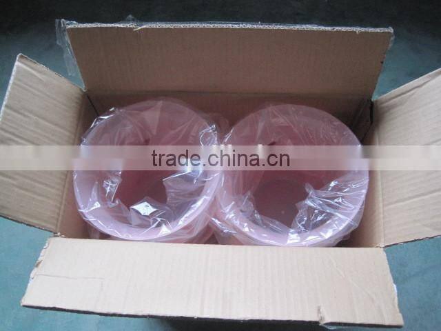 BPA free 450ml double wall plastic mug with paper insert/advertising mug with handle