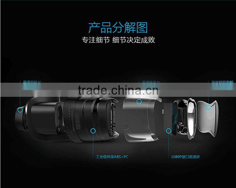2015 New Arrival Powerfull 3D Virtual Reality Glasses Support 3D Movie/Games/Video All In One Android 3D VR Box Factory Price