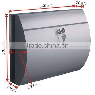 HPB2208 stainless steel mailboxes for letters