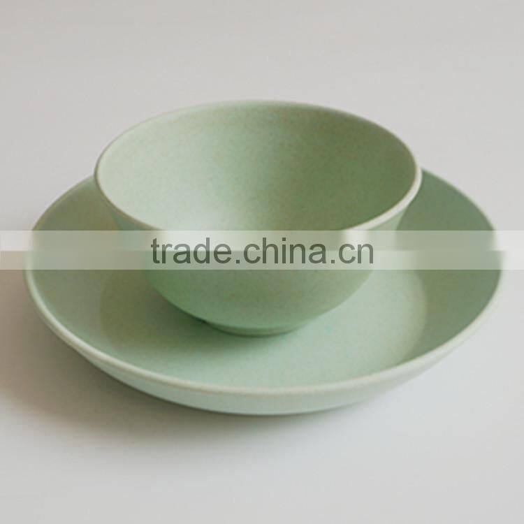 The factory Bamboo fiber Biodegradable bowl printed logo