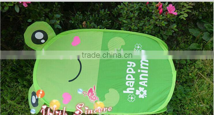 animal shape print pop up folding laundry hamper basket foldable storage container