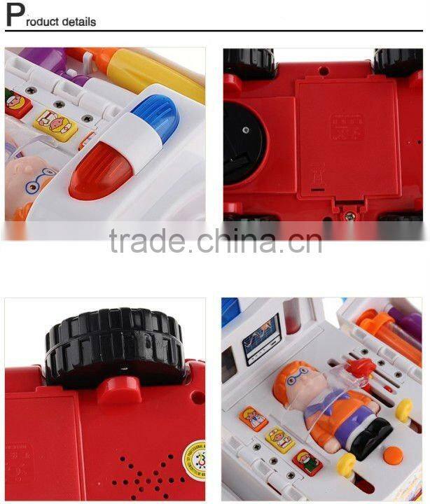 Supply fashion plastic kids ambulance toys small order