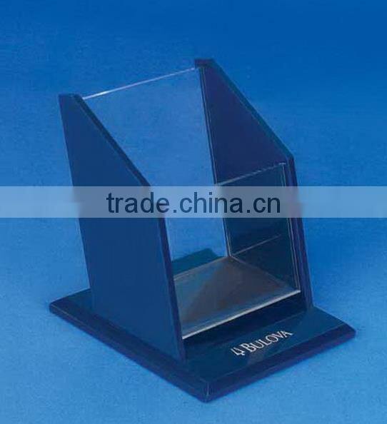 cheap pen box/desktop organic pen holder/ acrylic pen holder