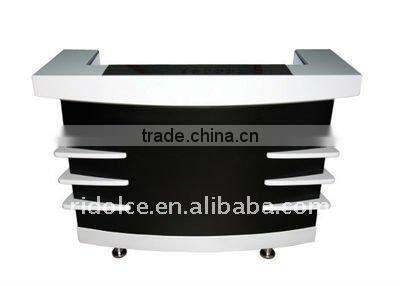 Nail salon reception desk wood office table design receptionist table F-C28-1 & F-C28R