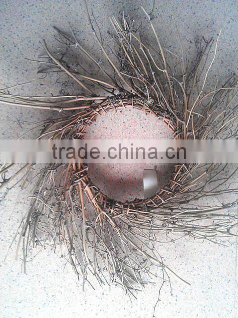 RH-YF50 weaving round Christmas natural ornament hanging wreath