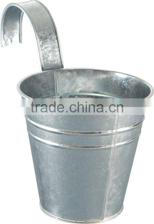 Metal Planters Set metal flower pot set with tray for home decor