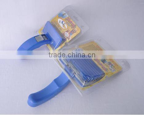 plastic pet dog comb bath brush
