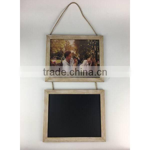 Wood photo frame with Message board
