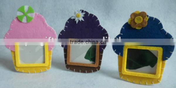 hot best selling wholesale new products home decor craft 3d family tree christmas felt fabric colorful love photo frame for 2017