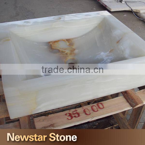 Made in China antique corner stone kitchen sink