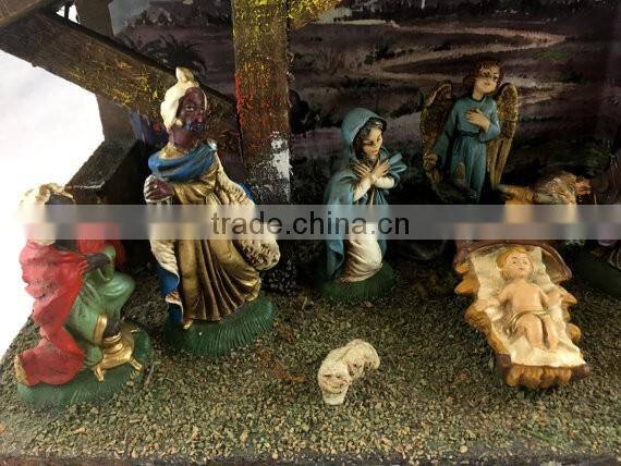 Vintage Christmas Village Scene, Vintage Christmas.