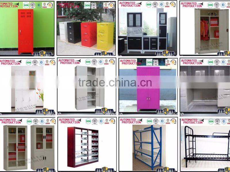 Cold rolled steel plate zambia kitchen cabinet for storage