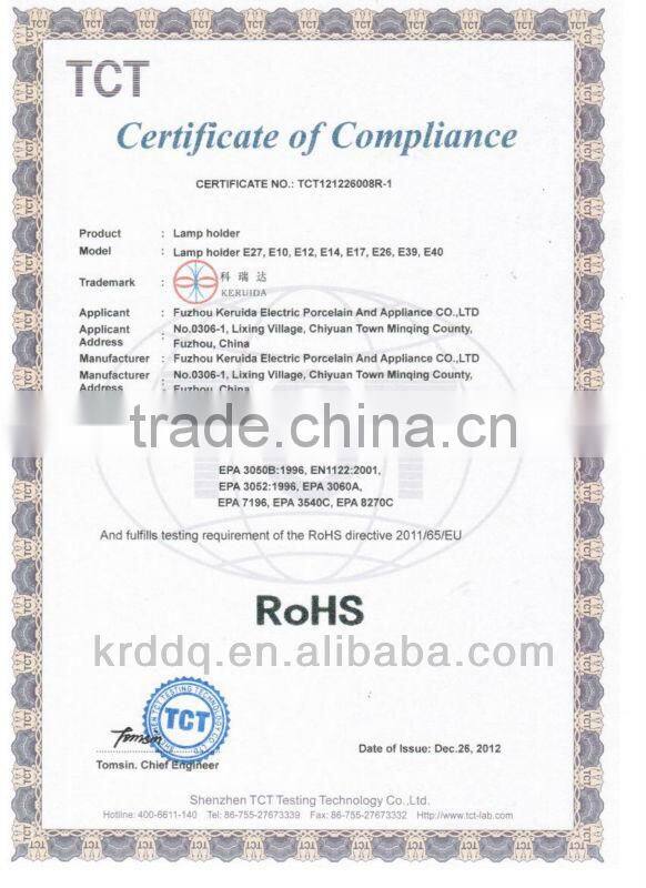 E14-GU10 plastic lampholder adaptor