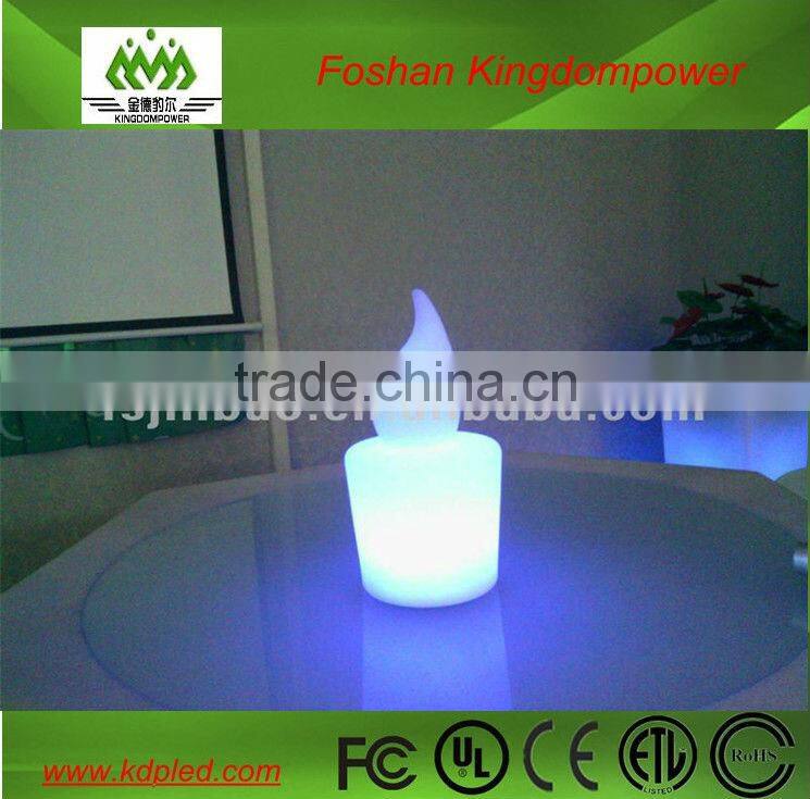 RGB led candle battery lamp