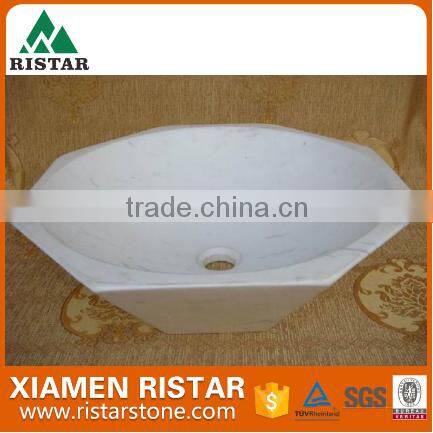 White stone bathroom sinks, bathroom basins RST-RB072