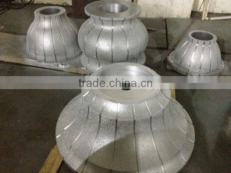 Vacuum brazed diamond cutting and grinding tools for large granite/large diamond granite router bits