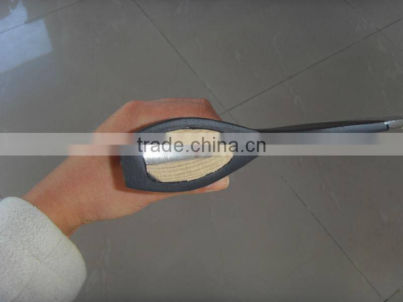 Forged russian type axe with wooden handle