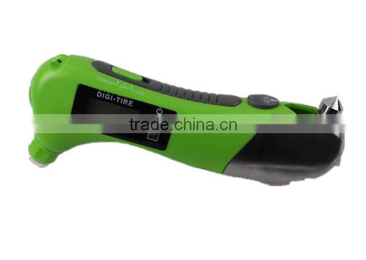 Multi Tool Digital Tire Pressure Gauge with light