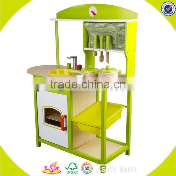 Wholesale top quality wooden kids kitchen toy wonderful wooden kids kitchen toy W10C049