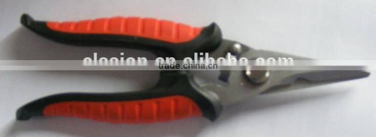 65Mn steel Electricians Scissors with PVC handle