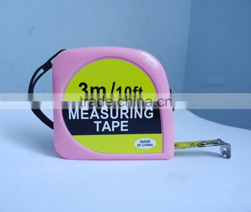 Promotional small size Pink color Measuring tape / Tape measure for lady