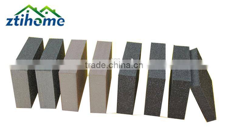 125*100*12mm Polyester film Sanding sponge for polishing Furniture