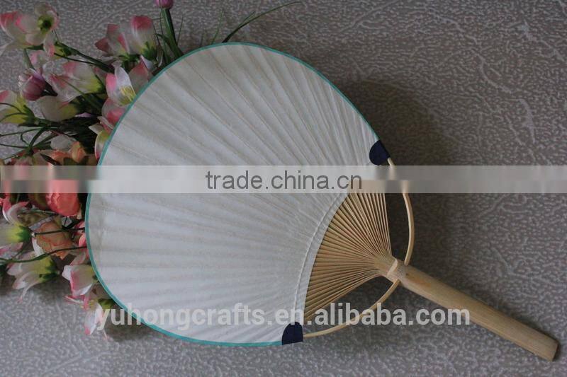 Traditional Japanese Paper fans round fan for cooling