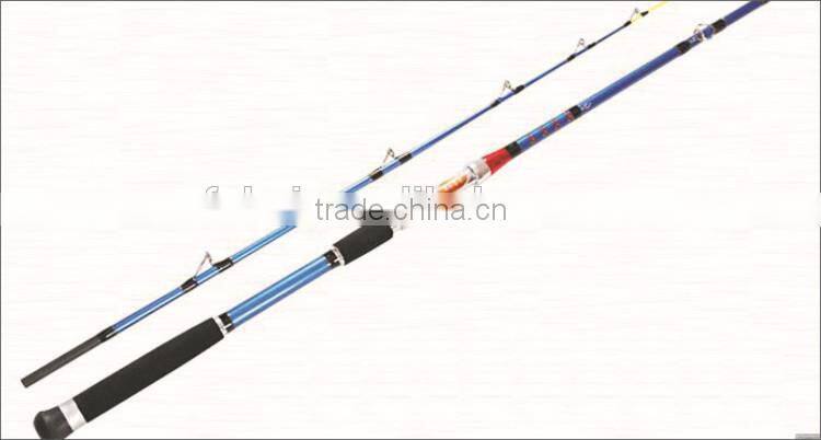 180cm Blue Paint Carbon Fiber Trolling Boat Fishing Rod