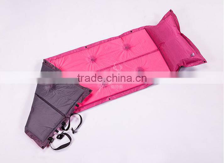 Self Inflating Camping Hiking Picnic Sleeping Mat with Pillow