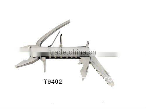 2014 new Stainless steel multi wrench/multi tools,multifunctional tools pocket tool T9402