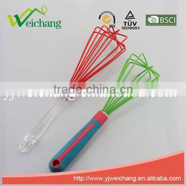 WCW063 New design funny shape Egg whisk Silicone Wire Whisk, Egg Frother, Milk & Egg Beater Blender hot sales