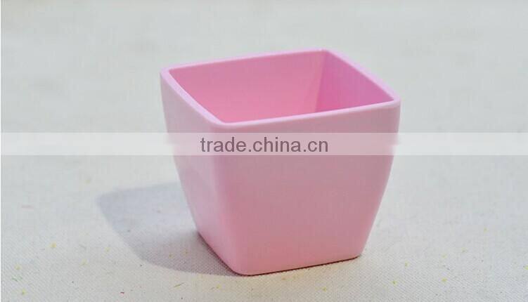 square office table plastic flower pot