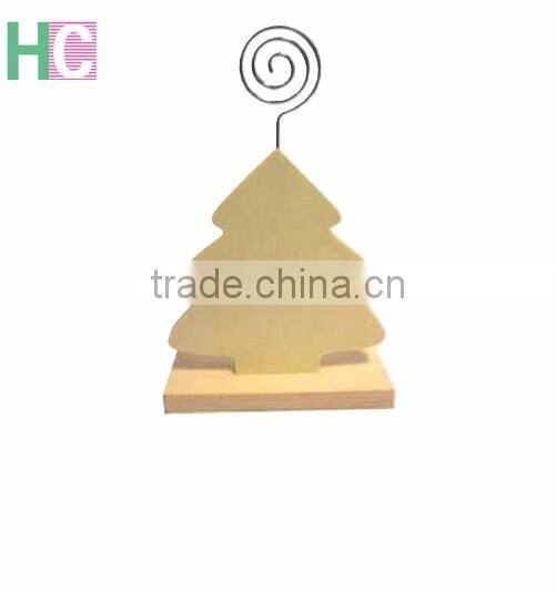 2016 promotional metal clips tree sharped base memo clip