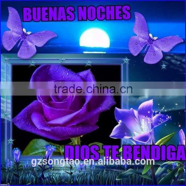 Purple from Ecuador , artificial single rose for wedding decoration