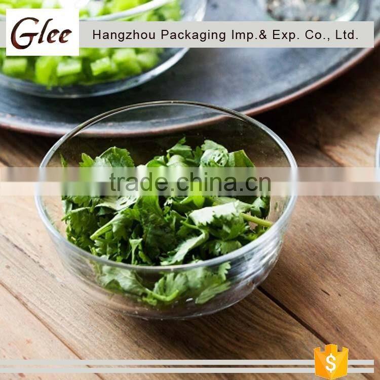 Lovely hot -sale trendy high quality colored glass fruit bowls salad bowl