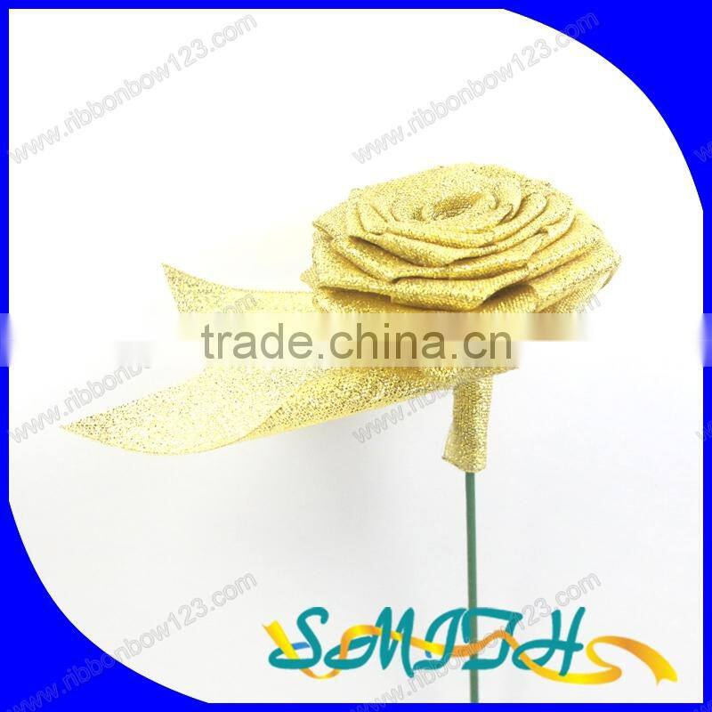 Golden ribbon names of flowers used for decoration