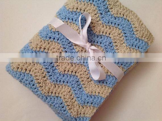 Cute Stripe Baby Blanket, Crochet Baby Blanket, Super Softer Baby Blanket