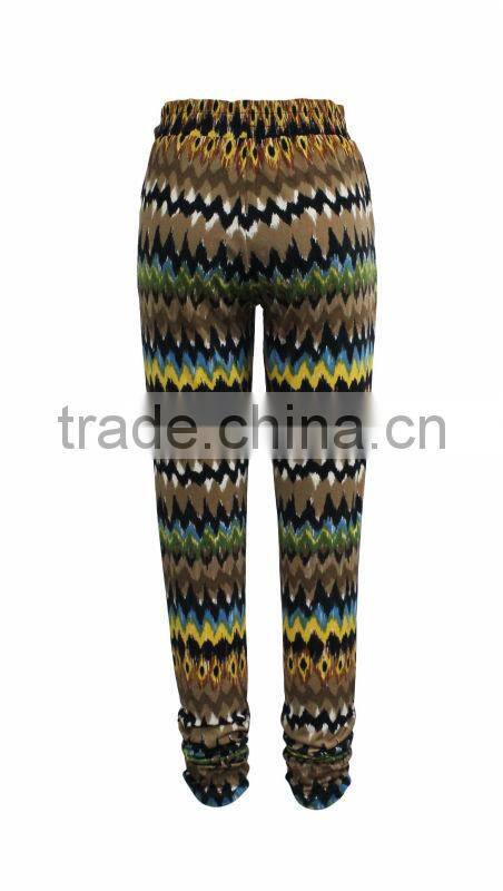 Hot sale fashion design best price high quality ladies slim fit new style harem pants