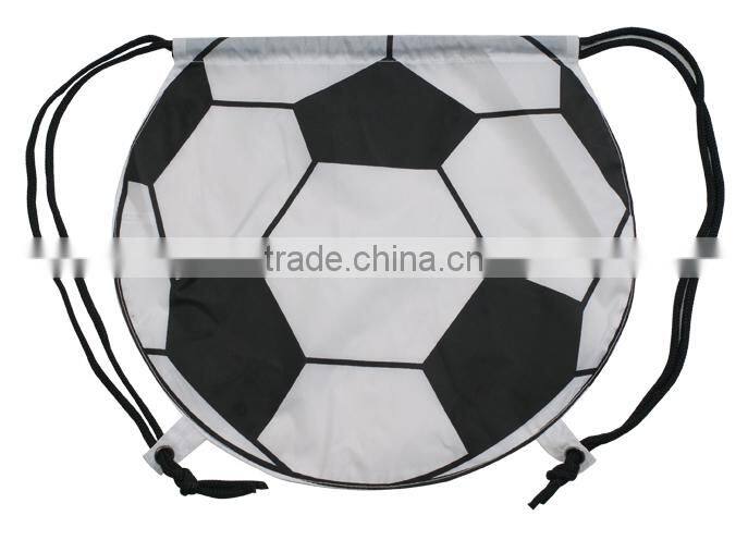 Soccer ball style straw string Backpack