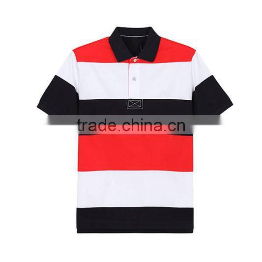 Cannda men striped polo shirt drop shipping