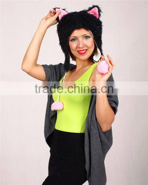 Super quality most popular party animal aviator Russian earflap hood hats