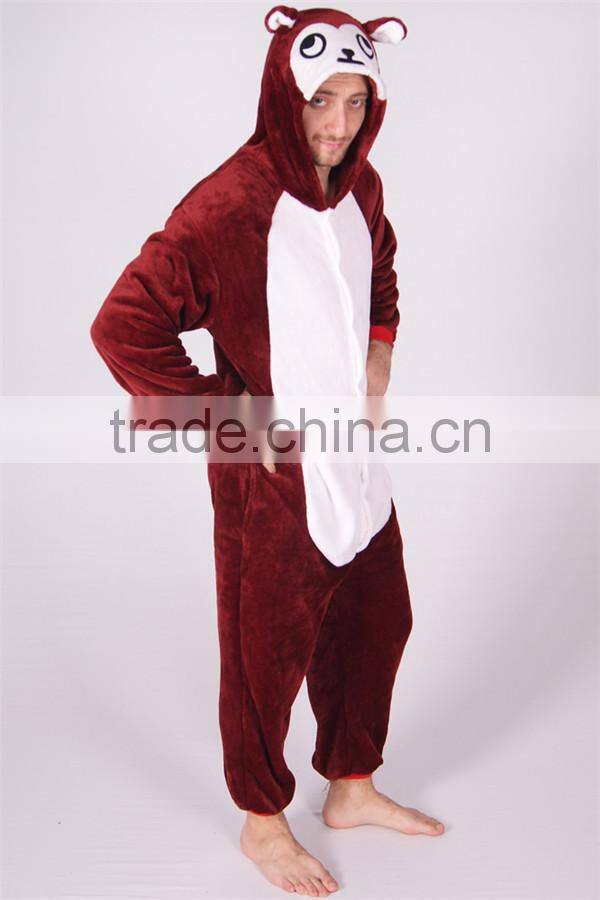 winter make a fleece animal tail adult squirrel mascot costume