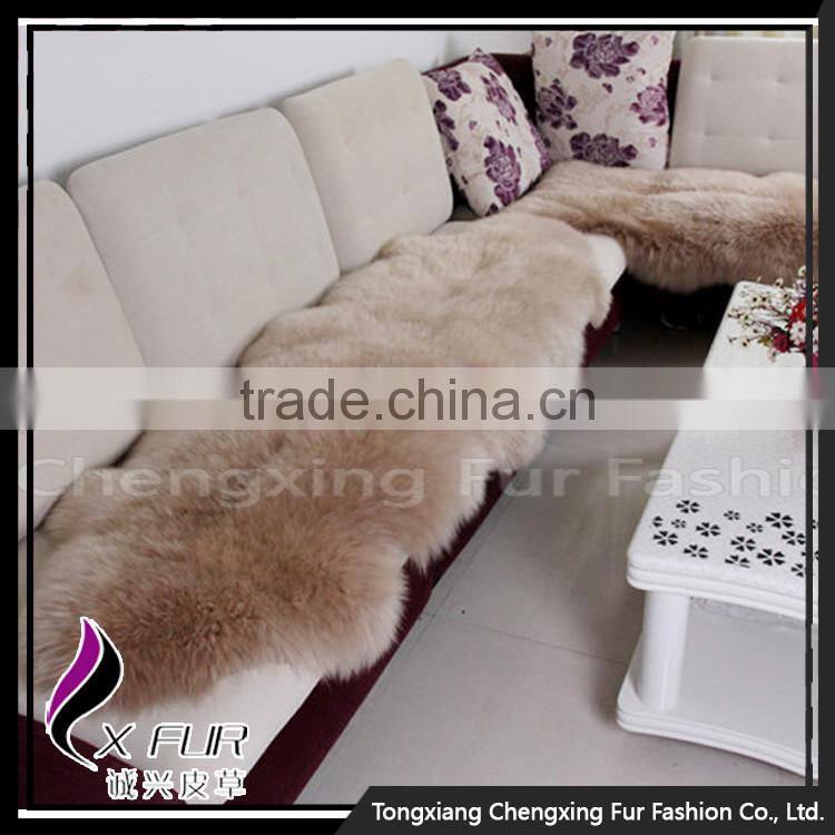 CX-D-112 Luxury Hand Made Genuine Sheep Fur Shaggy Carpet