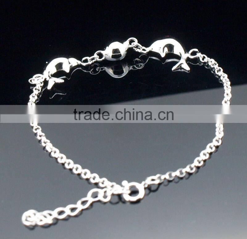 fashion new 925 silver bracelets jewelry rhodium plated hw jewelry
