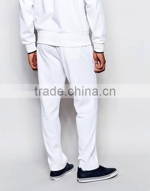 Wholesale fashion white track pants, men casual trousers factory in China