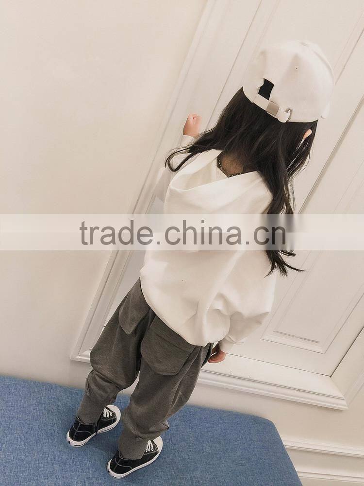 Girls Print Pullover Hoodies 100% Cotton Fleece Hoodie Sweatshirt Korean Style Custom Kids Clothing Online Shopping